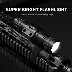 Feyachi FL22 Tactical Flashlight with Mount - 1200 Lumen Mlok