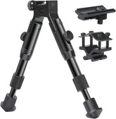 Feyachi RB5010 Rifle Bipod - Tactical Adjustable Mount Combo