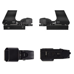 Feyachi RS-20 Red & Green Dot Sight - 4 Reticle Rail Mount