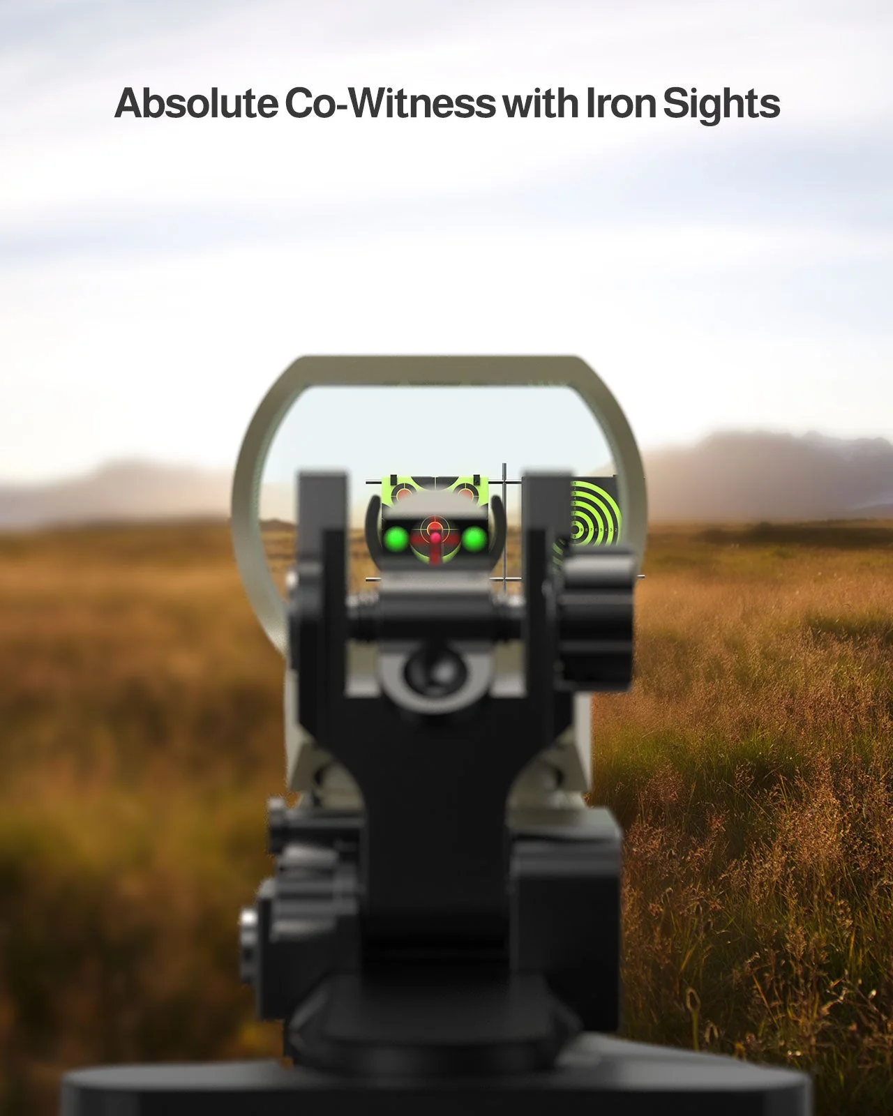 Feyachi RS60 Red Dot Reflex Sight Nickel - Multiple Reticle feyachi Default Title Default Title-