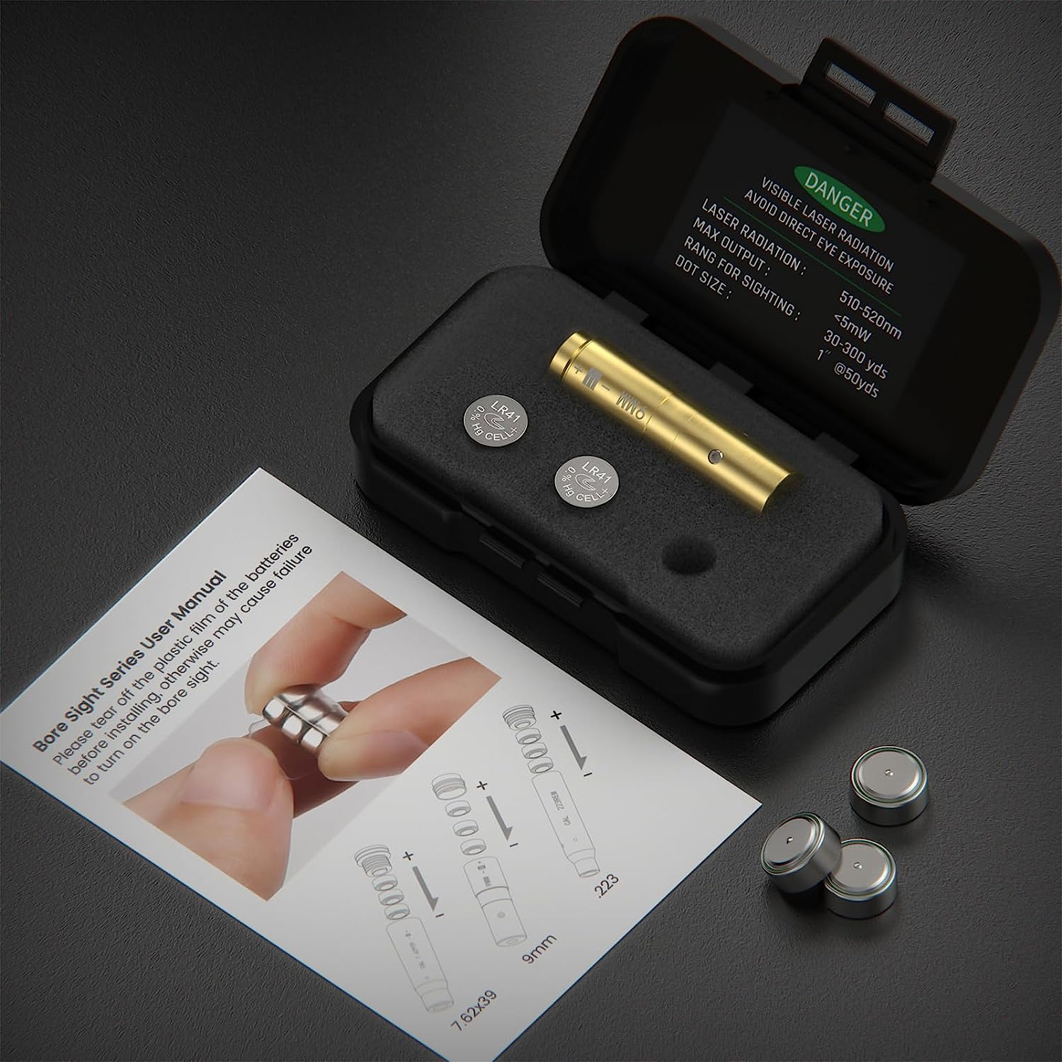 Feyachi BS51 Green Bore Sight - 9mm Laser Boresighter feyachi Default Title Default Title-