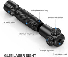 Feyachi GL55 Red laser Sight Rifle Scope - 20mm Picatinny Mount