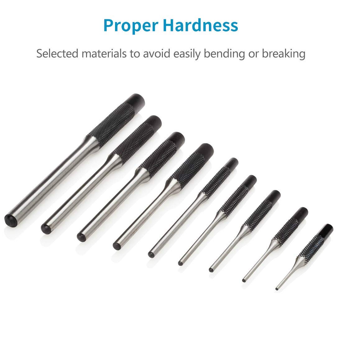 Feyachi PS27 Roll Pin Punch Set - Steel Tool Kit