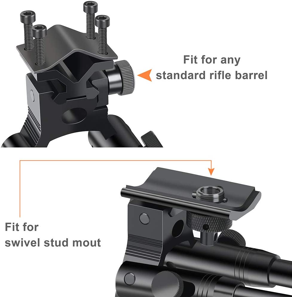Feyachi RB5010 Rifle Bipod - Tactical Adjustable Mount Combo