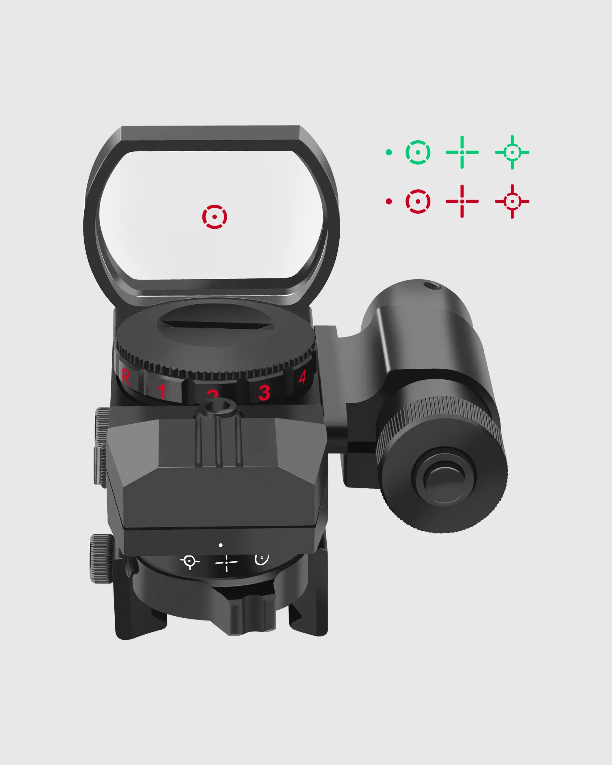 Feyachi RSL-18 Reflex Sight with Laser - 4 Reticle Integrated Laser