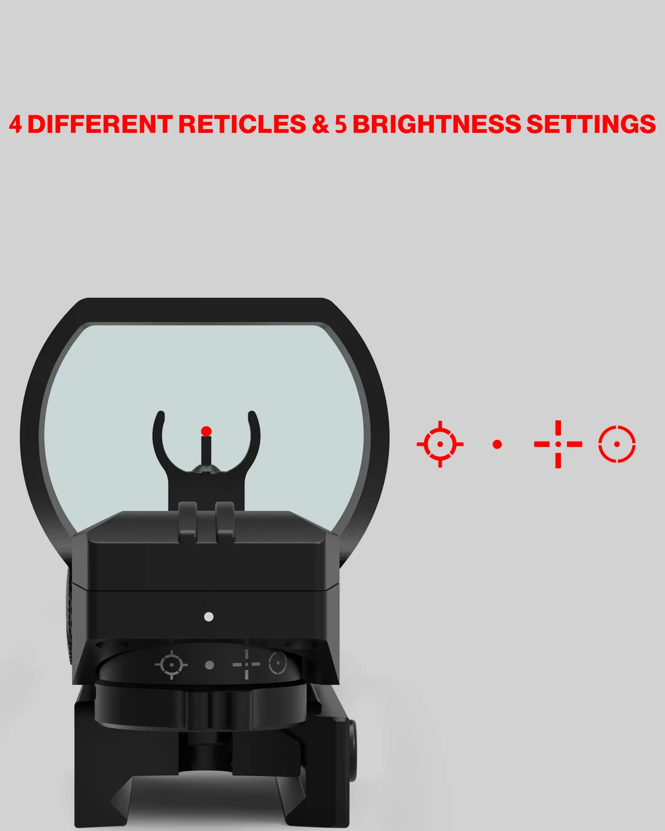 Feyachi M37&RS-30 Red Dot Magnifier Combo - Reflex Sight & Flip Mount（new）