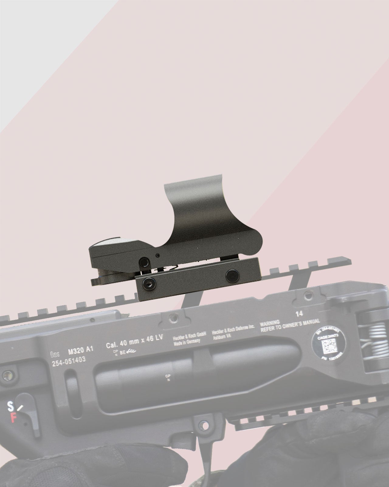 Feyachi RS60 Red Dot Reflex Sight Nickel - Multiple Reticle