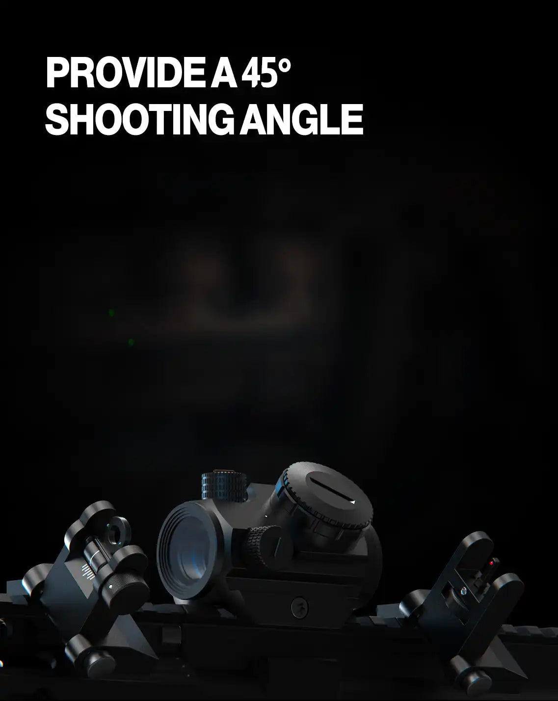 Feyachi S54 Offset Iron Sights - Rapid Transition Backup